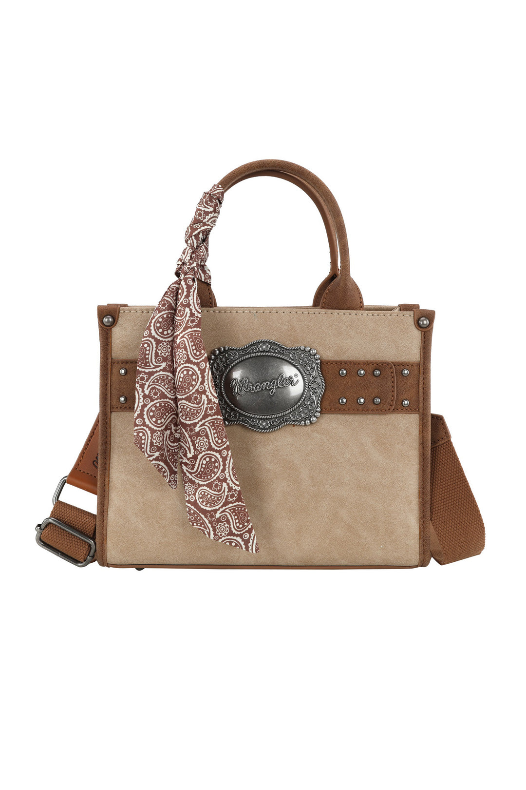 Wrangler - Feature Buckle Bag - Natural