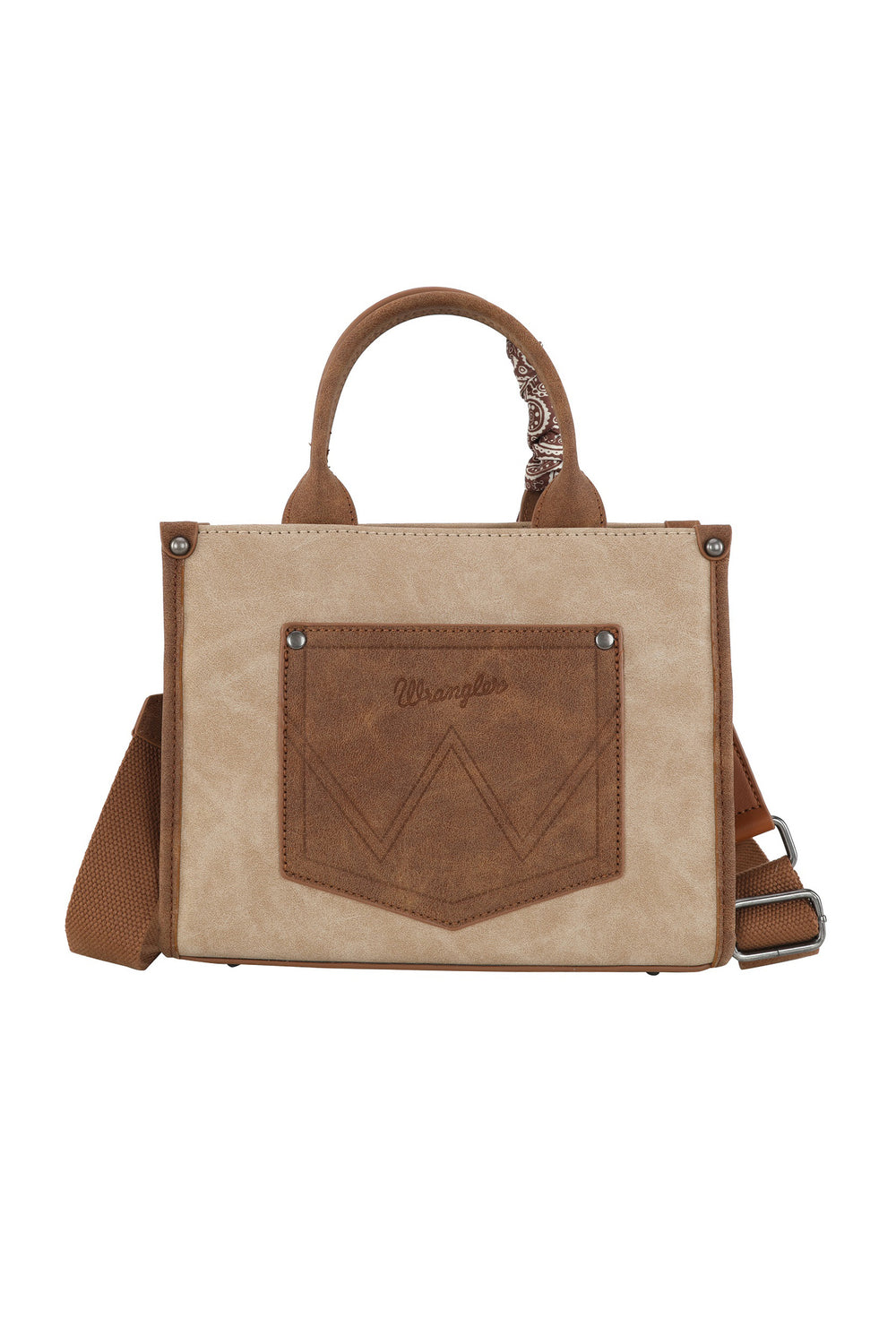 Wrangler - Feature Buckle Bag - Natural