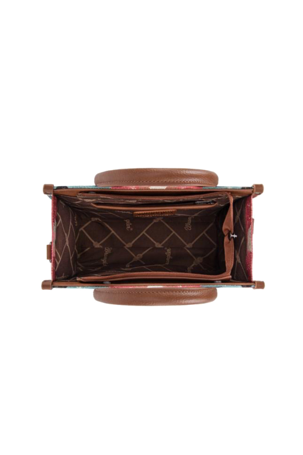 Wrangler - Zena Aztec Crossbody Bag - Coffee
