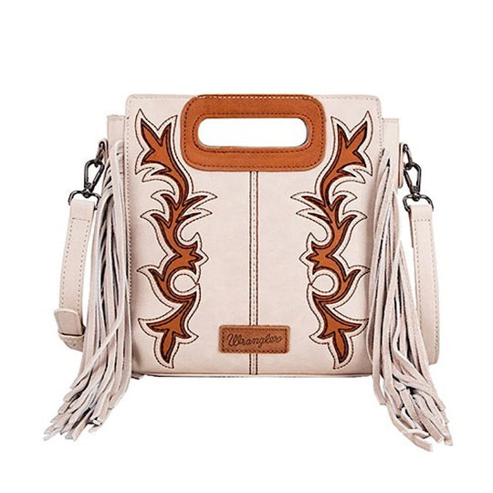 Wrangler - Dallas Fringe Bag - Beige