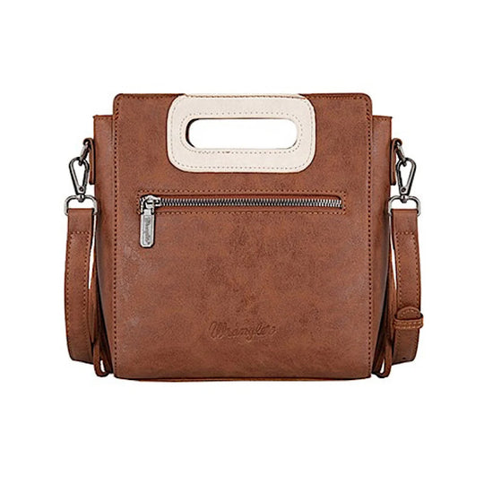 Wrangler - Dallas Fringe Bag-Coffee