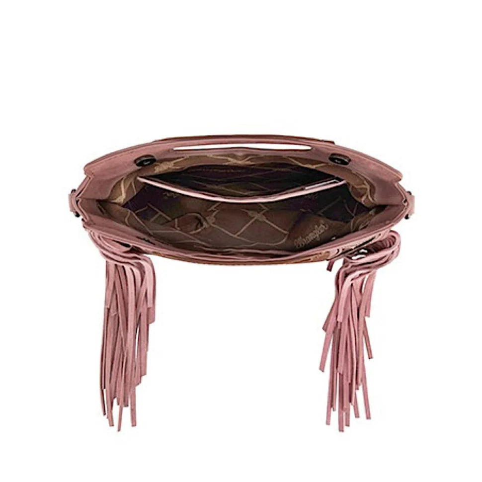Wrangler - Dallas Fringe Bag - Pink