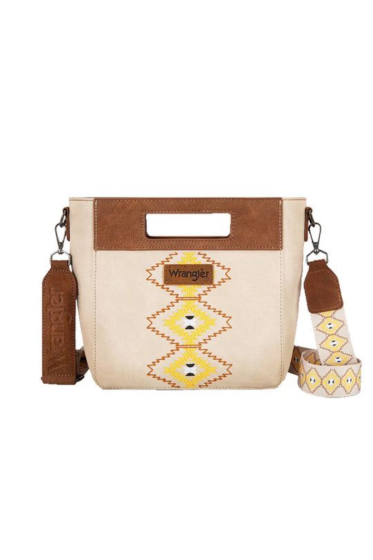 Wrangler - Inez Embroidery Bag - Natural