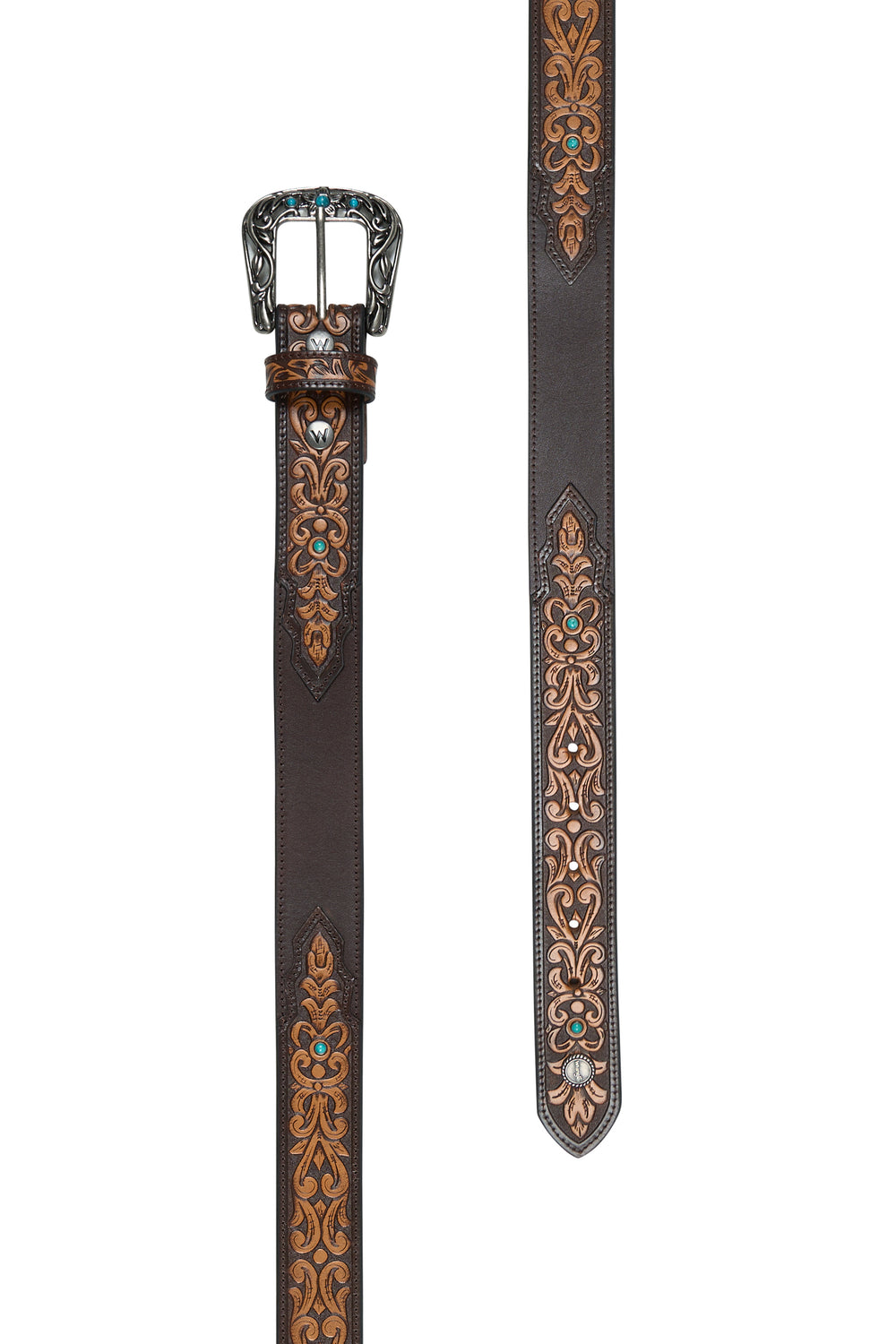 Wrangler - Womens Zoey Carved Belt
