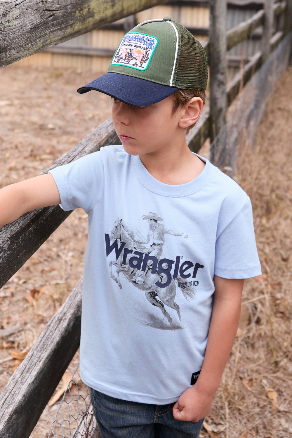 Wrangler - Boys Blue Lance Tee