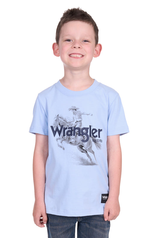 Wrangler - Boys Blue Lance Tee