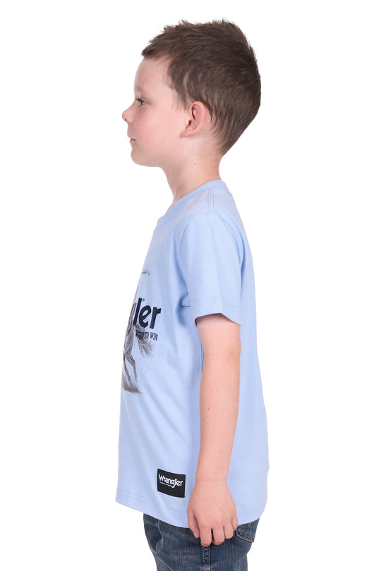 Wrangler - Boys Blue Lance Tee