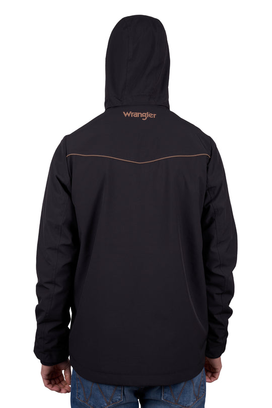 Wrangler - Mens Black Cade Logo Jacket