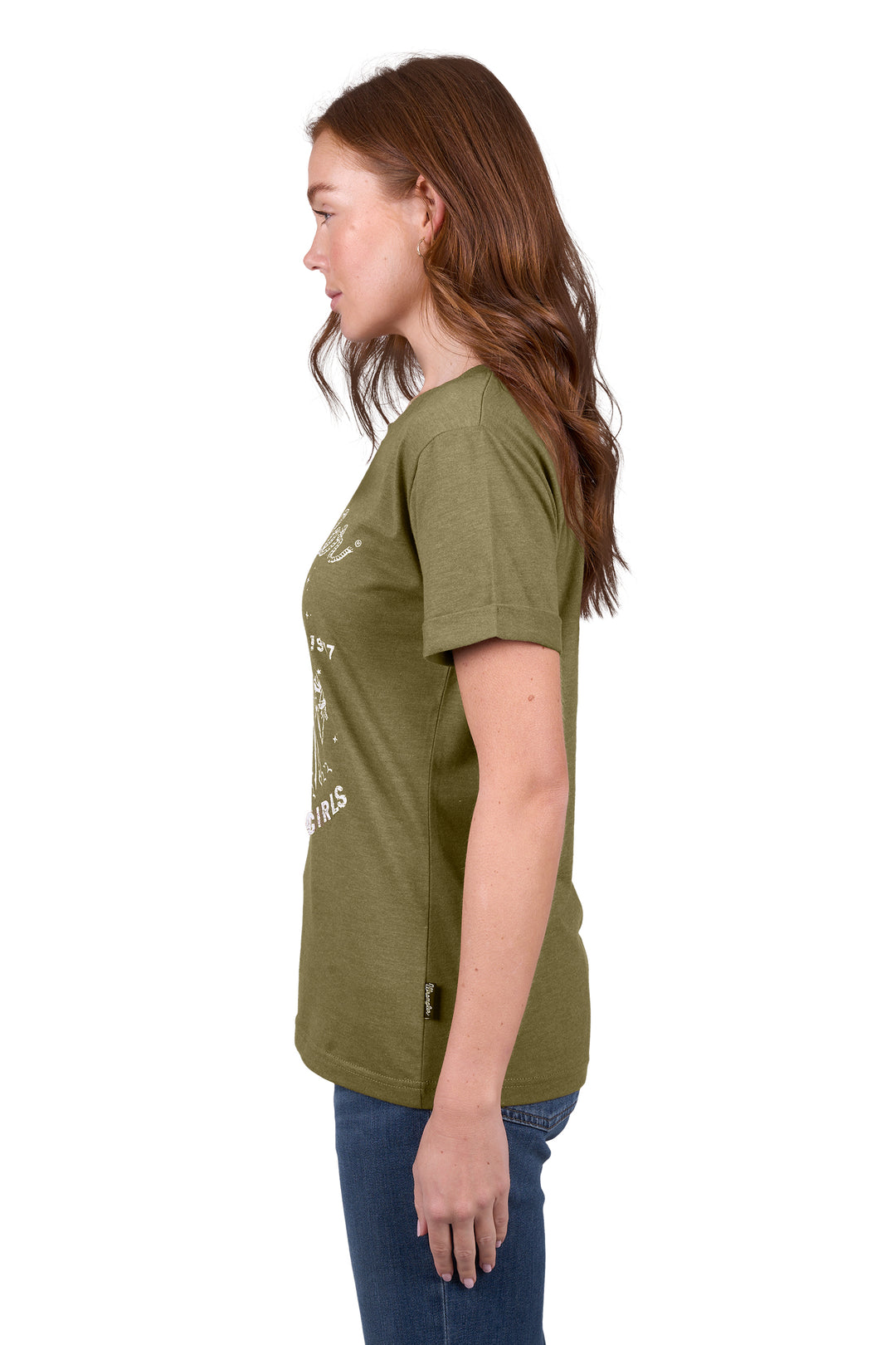 Wrangler - Womens Layla Khaki Marle Tee