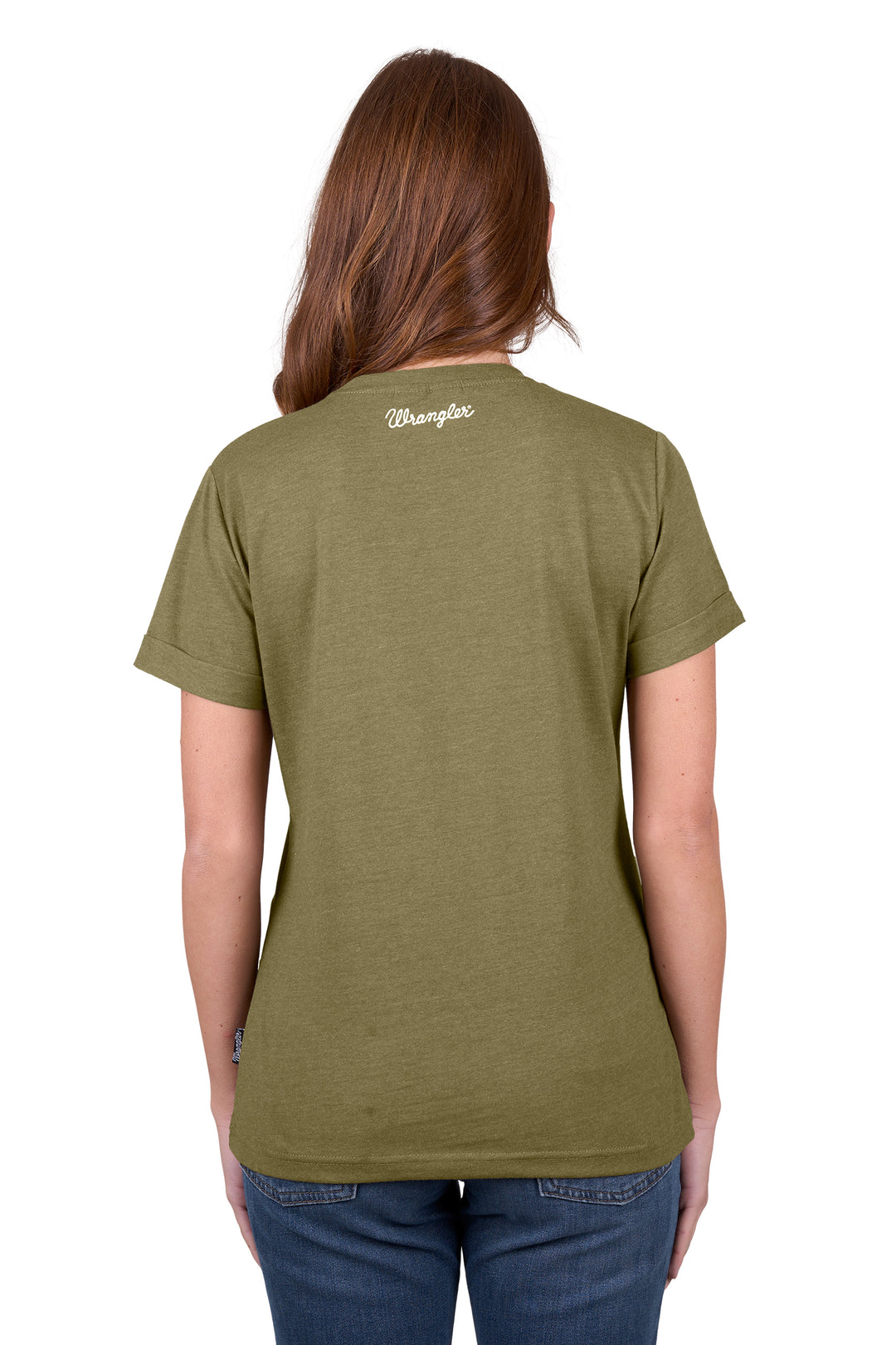 Wrangler - Womens Layla Khaki Marle Tee