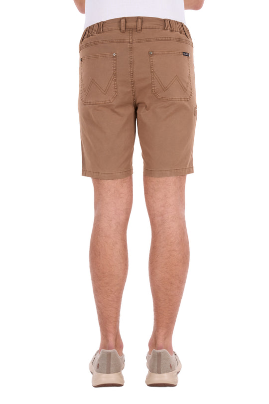 Wrangler - Mens Carey 5PKT Shorts Sand