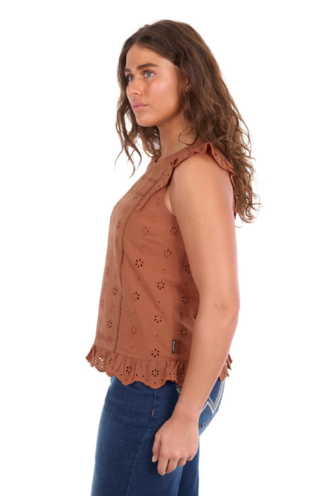 Wrangler - Womens Copper Grace Blouse