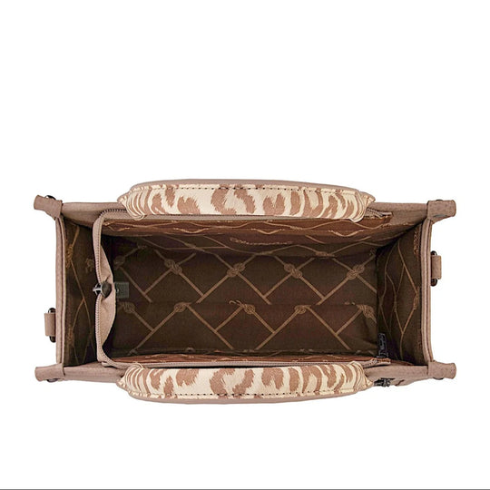 Wrangler - Leopard Print Crossbody Bag - Tan