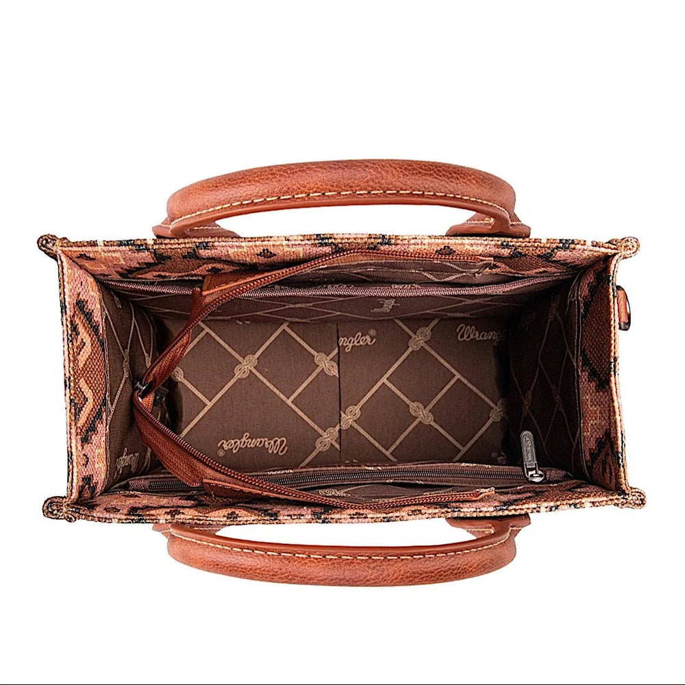 Wrangler - Southwestern Crossbody Bag - Brown
