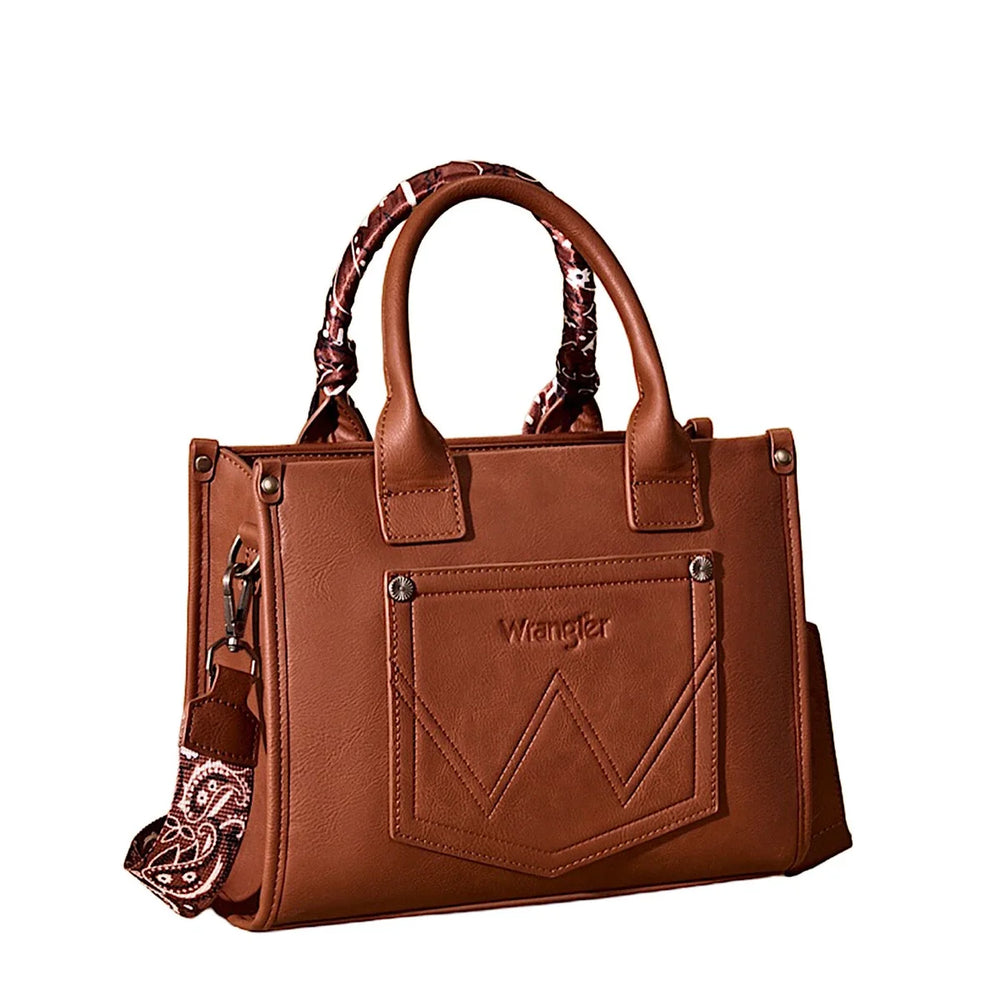 Wrangler - Paisley Crossbody Bag - Tan