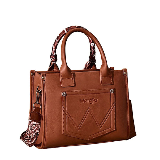 Wrangler - Paisley Crossbody Bag - Tan