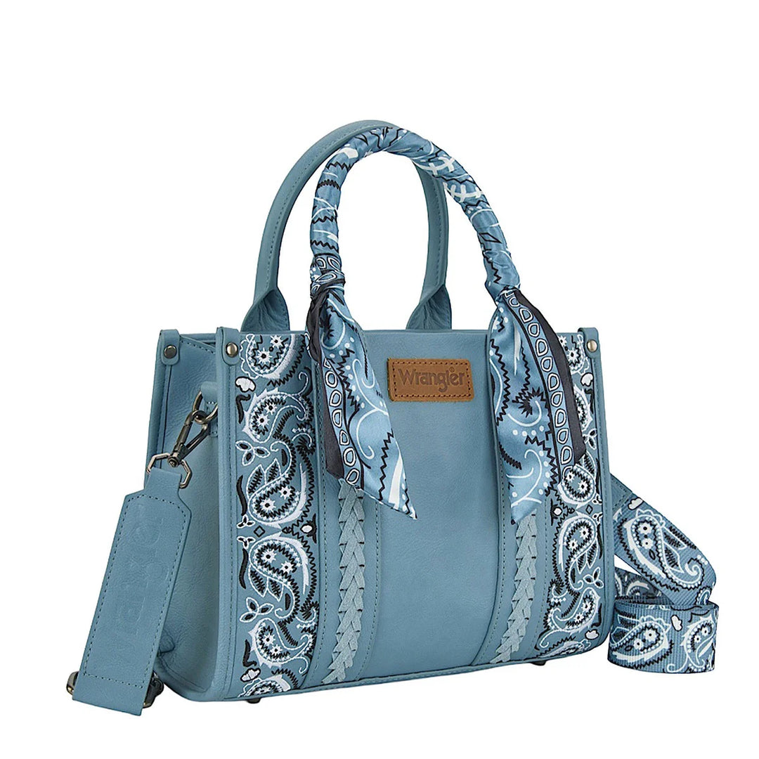Wrangler - Paisley Crossbody Bag - Blue