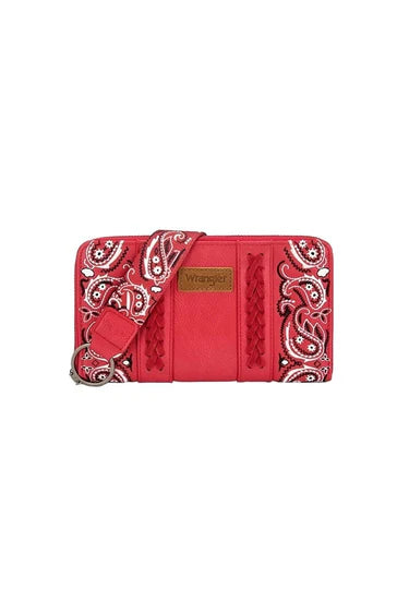 Wrangler - Paisley Wallet - Red