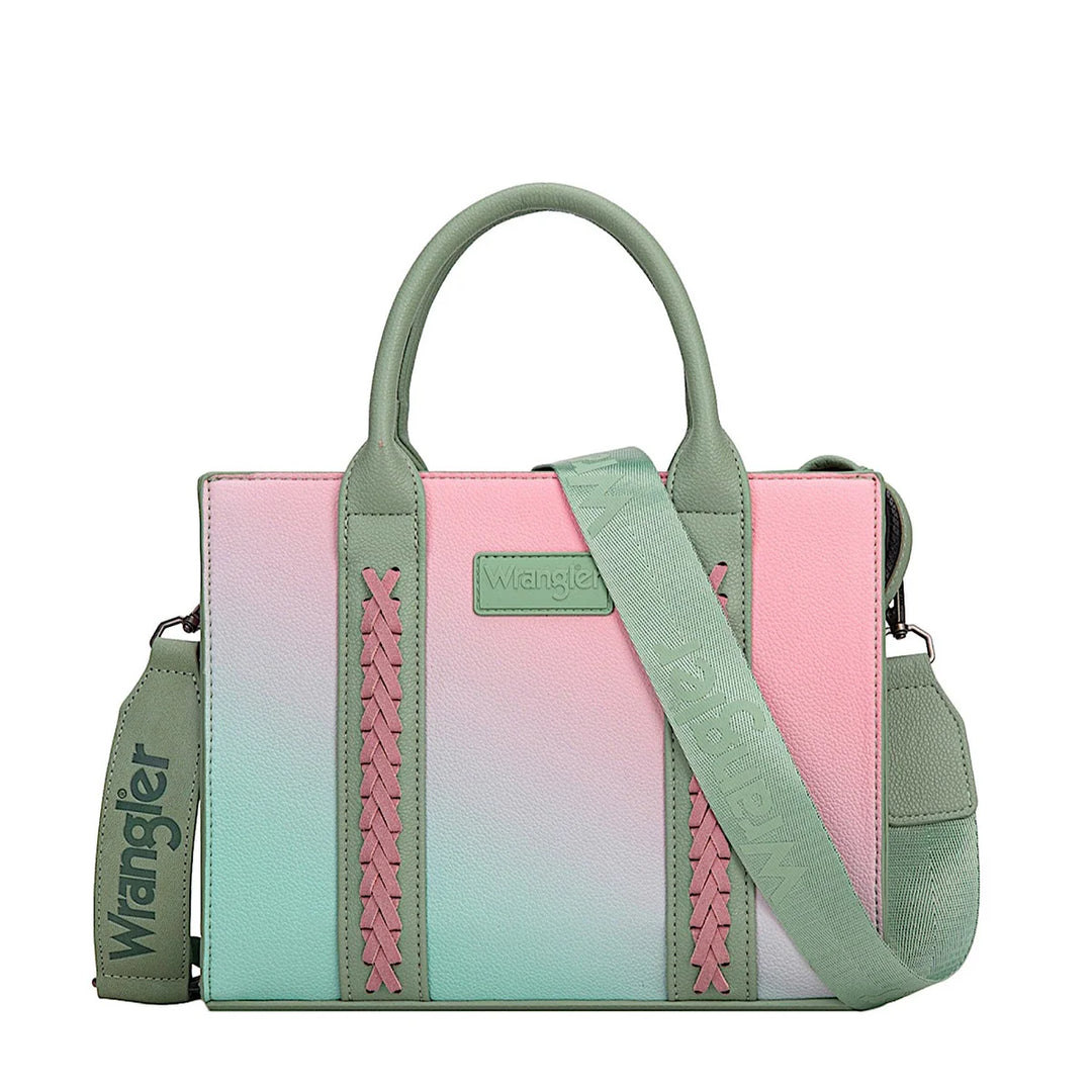Wrangler -Ombre Crossbody Bag - Green
