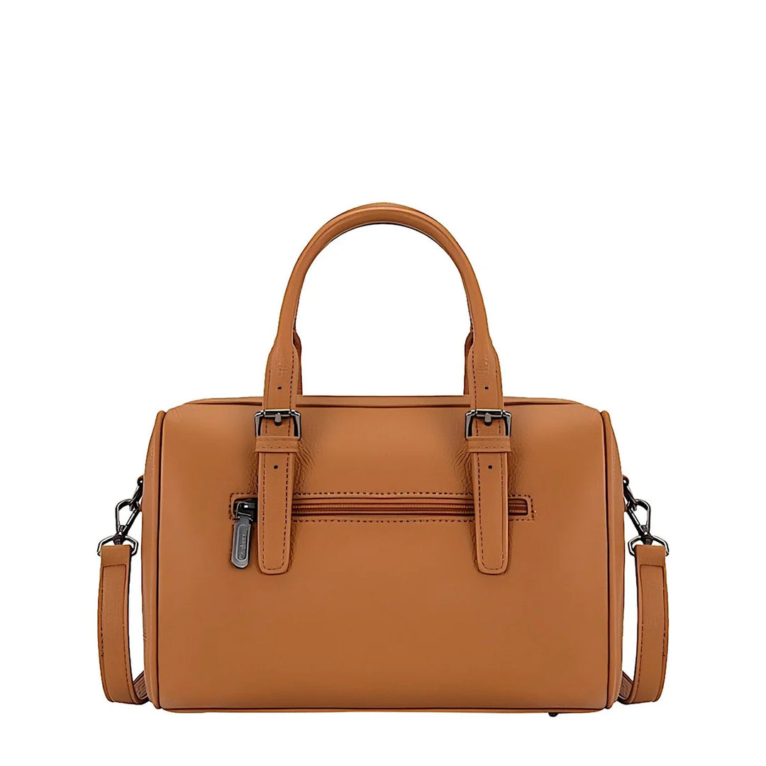 Wrangler -Boston Stitch Barrel Bag - Tan