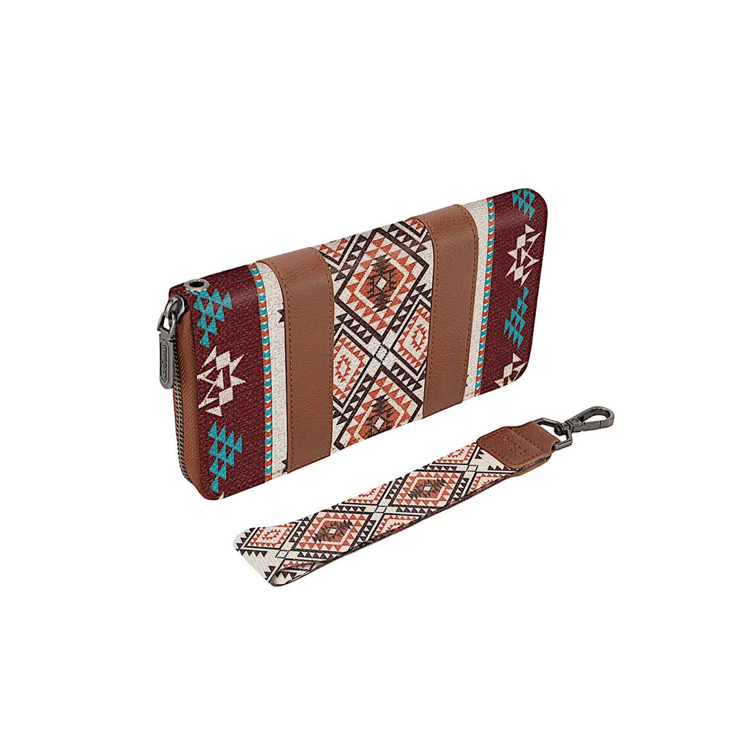Wrangler - Lia Aztec Wallet - Brown