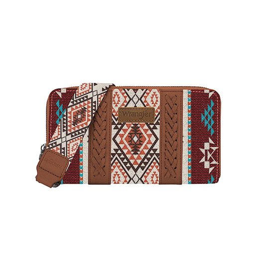 Wrangler - Lia Aztec Wallet - Brown