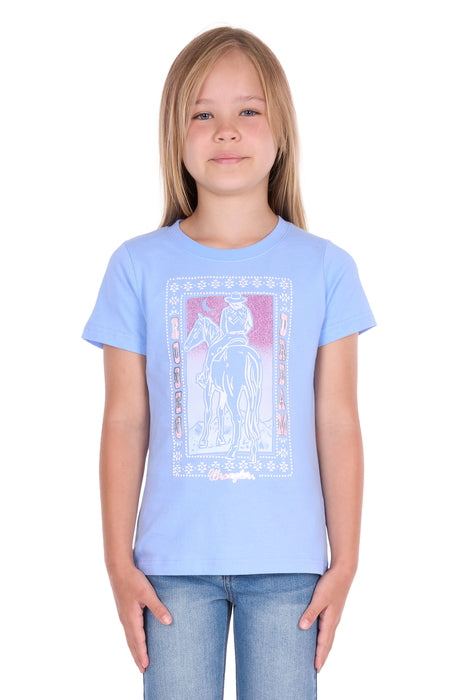 Wrangler - Girls Light Blue Lola Tee