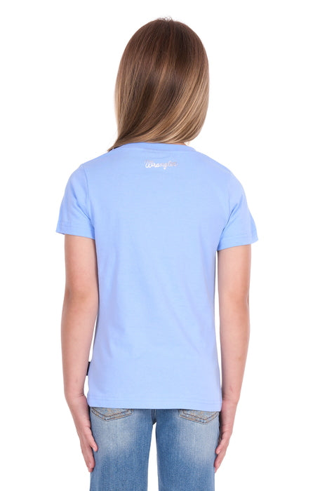 Wrangler - Girls Light Blue Lola Tee