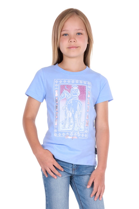 Wrangler - Girls Light Blue Lola Tee