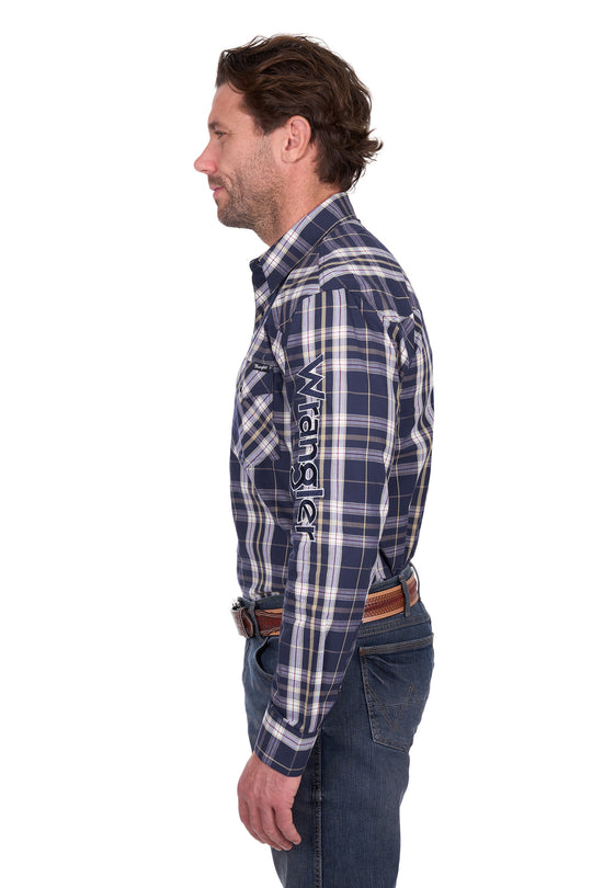 Wrangler - Mens Wayne Logo Arena Shirt