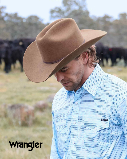 Wrangler - Brodie Chestnut Hat