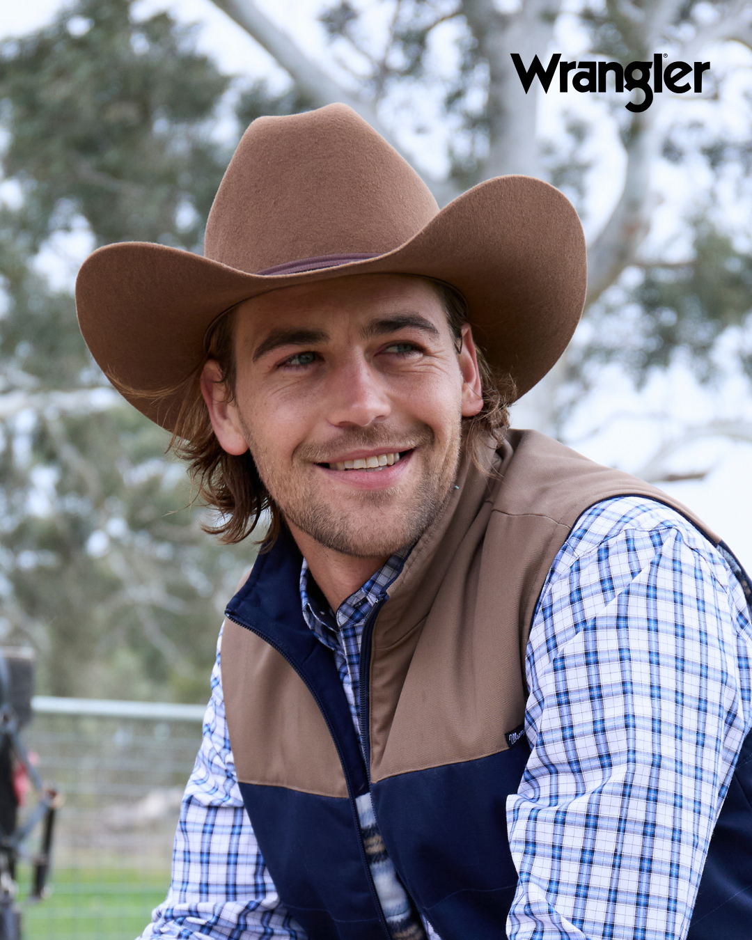 Wrangler - Brodie Chestnut Hat