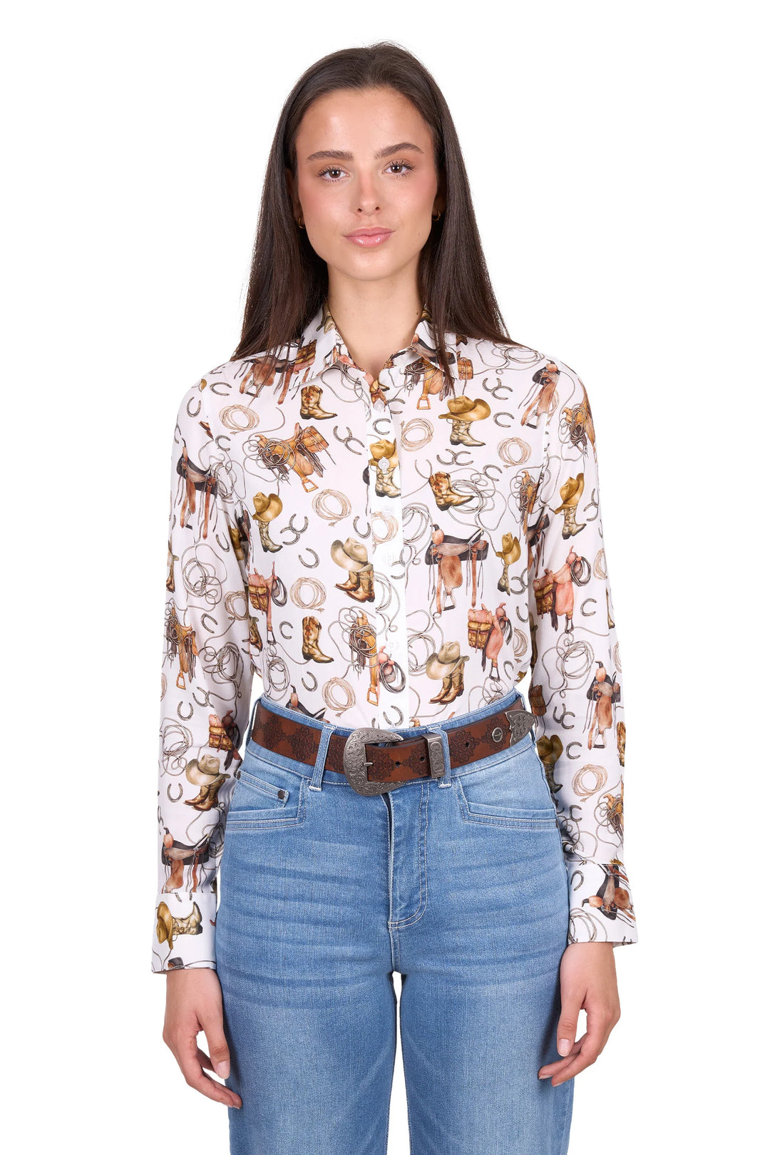 Wrangler- Womens Marilyn Long Sleeve Shirt