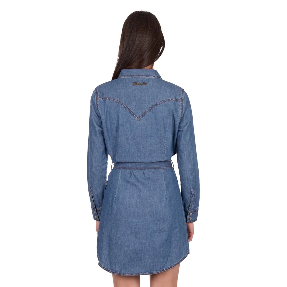 Wrangler- Womens Wendy Long Sleeve Dress