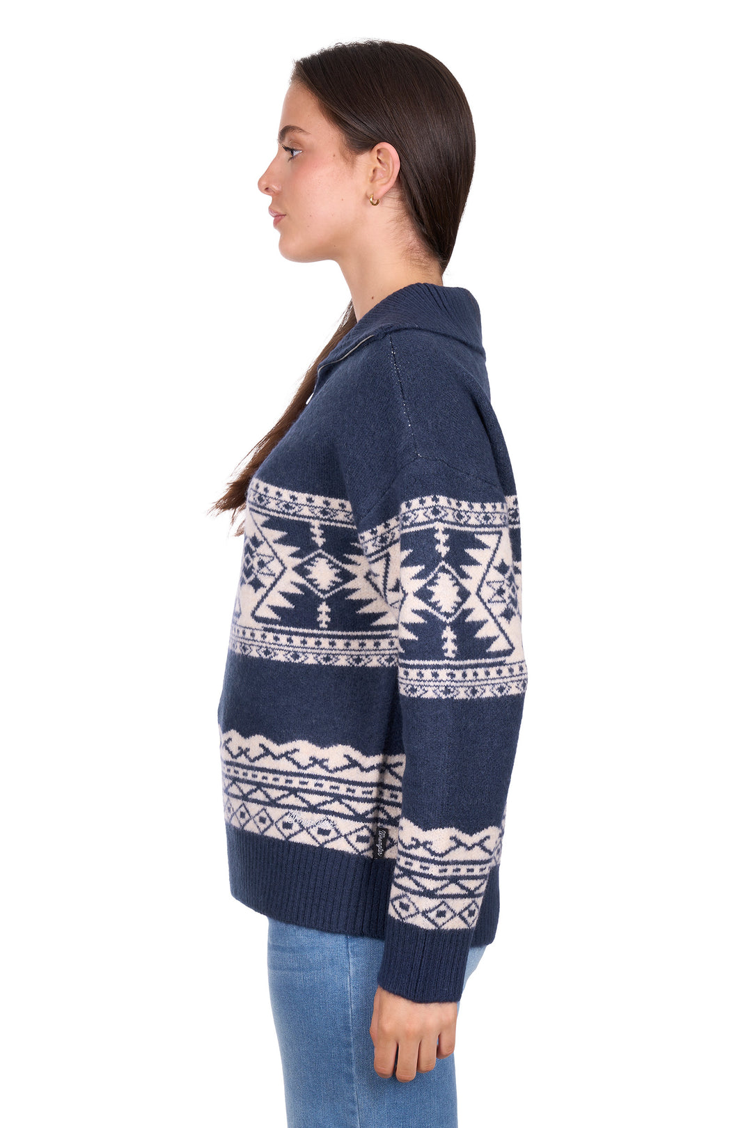Wrangler- Womens Lacey Navy Sweater