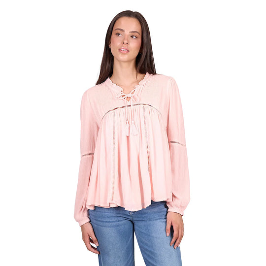 Wrangler- Womens Elissa Long Sleeve Blouse