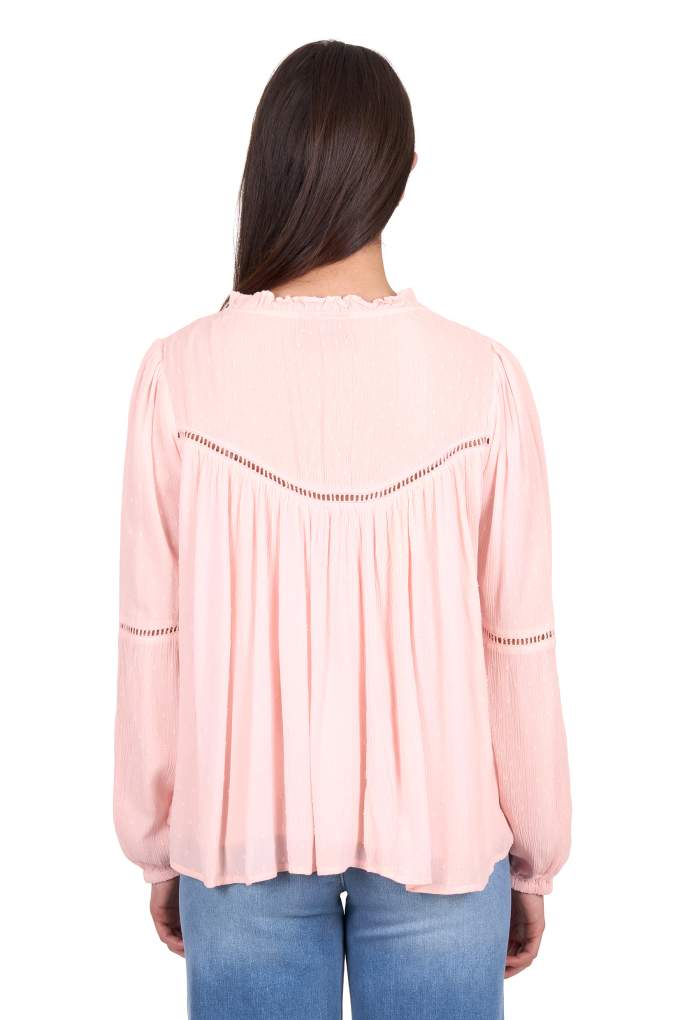 Wrangler- Womens Elissa Long Sleeve Blouse