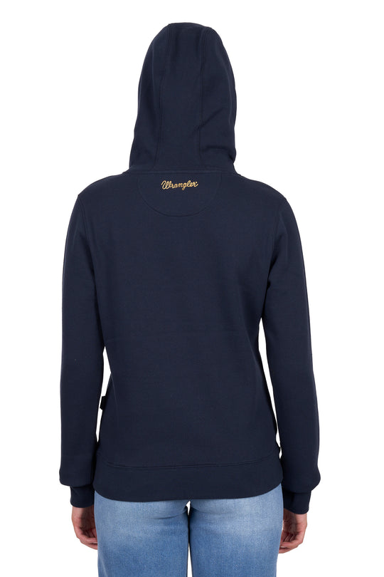 Wrangler- Womens Piper Navy Hoodie