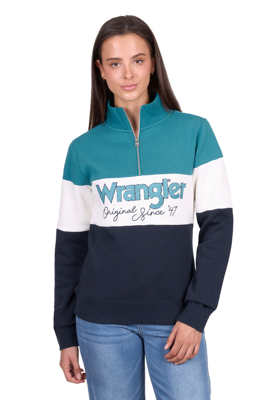 Wrangler- Womens Dana 1/4 Zip Sweater