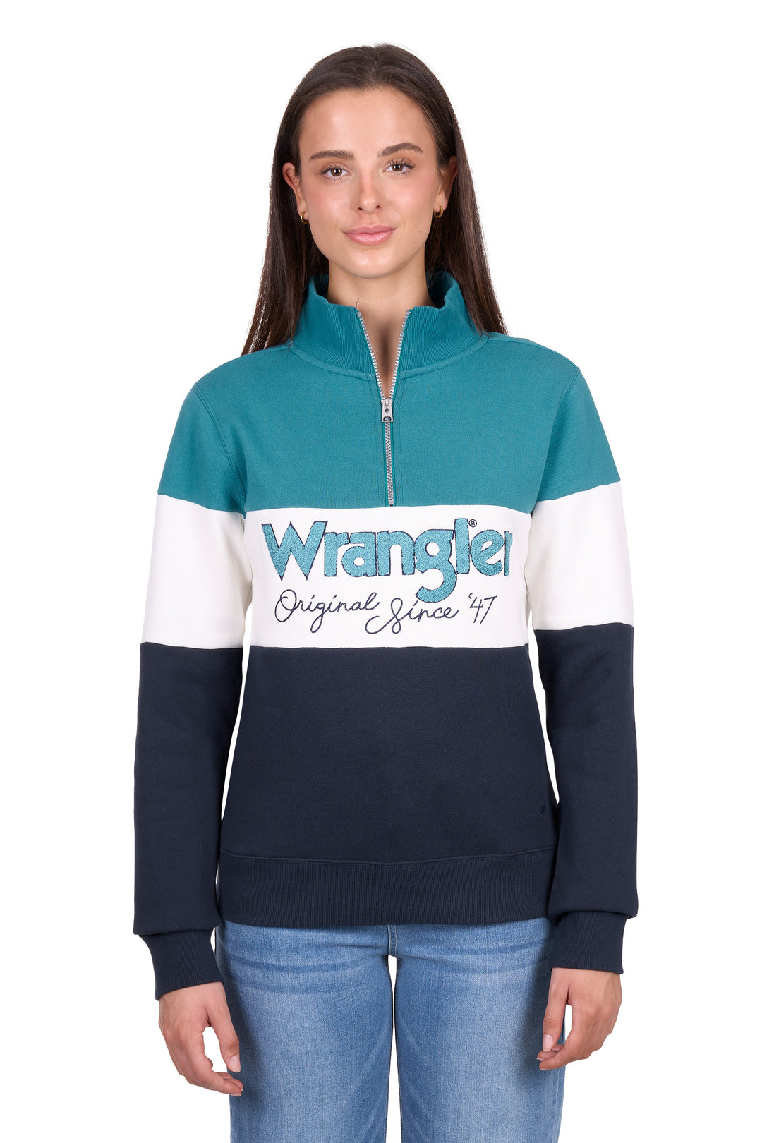 Wrangler- Womens Dana 1/4 Zip Sweater