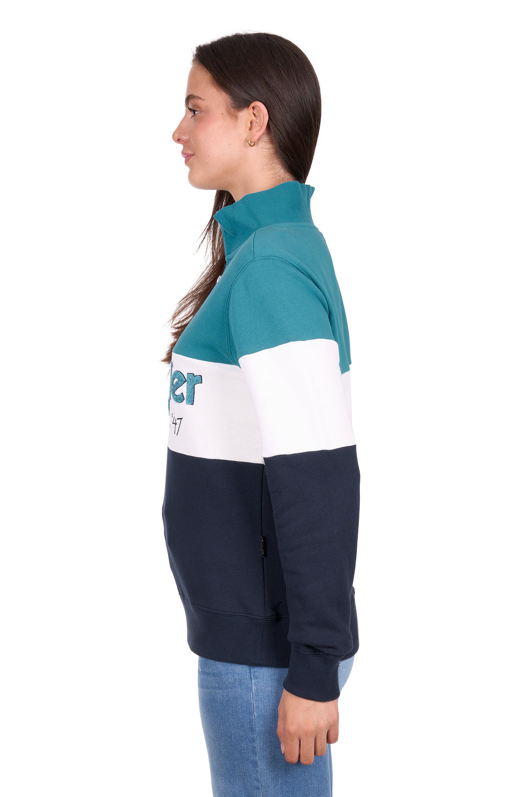 Wrangler- Womens Dana 1/4 Zip Sweater