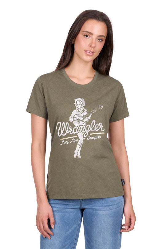 Wrangler - Womens Army Adriana Tee