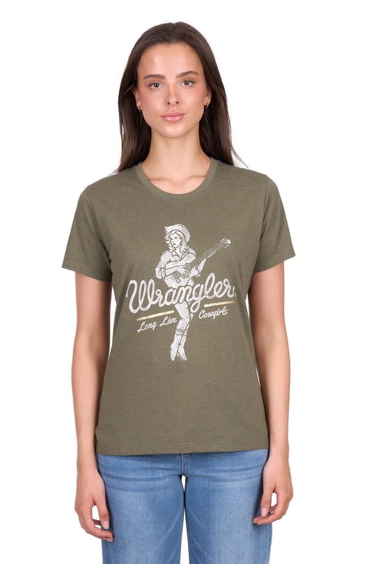 Wrangler - Womens Army Adriana Tee