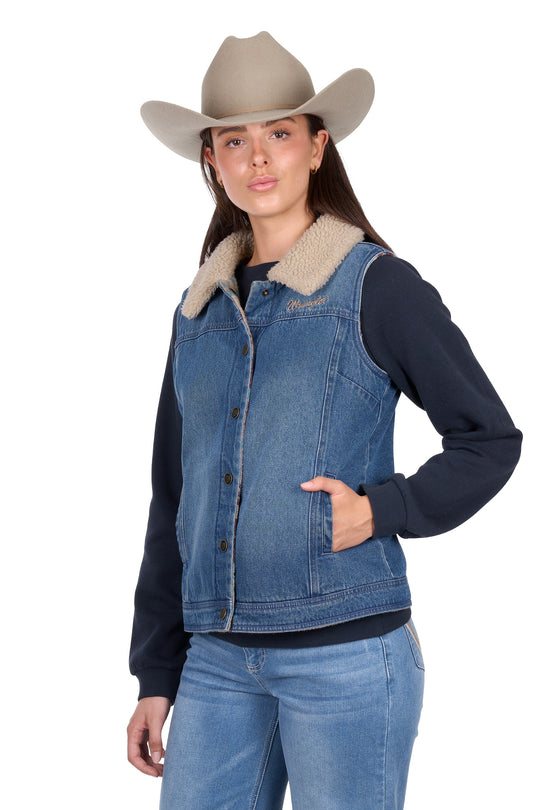 Wrangler- Womens Dixie Reversible Vest