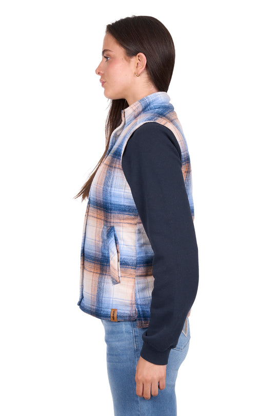 Wrangler- Womens Darla Check Vest