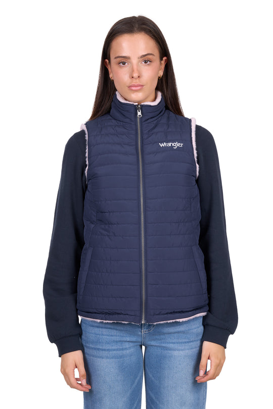 Wrangler- Womens Marta Reversible Vest