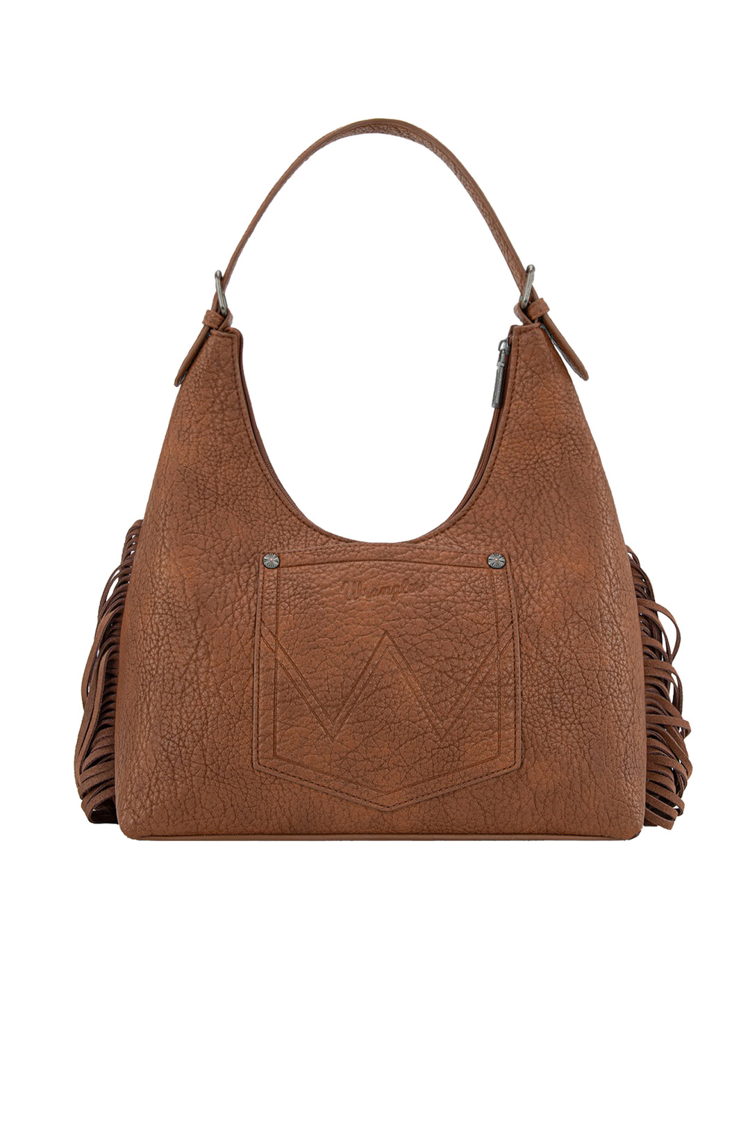 Wrangler - Tessa Tooled Fringe Shoulder Bag Tan