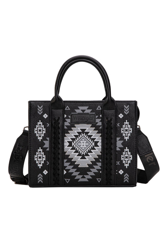 Wrangler - Talia Black Aztec Crossbody Bag