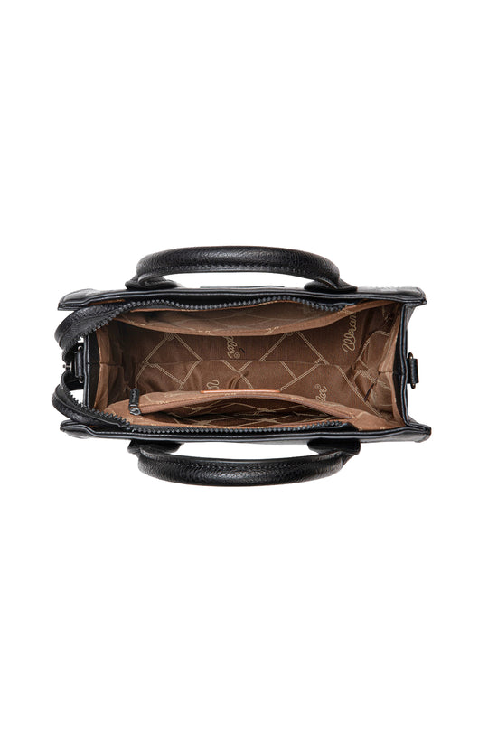 Wrangler - Talia Black Aztec Crossbody Bag