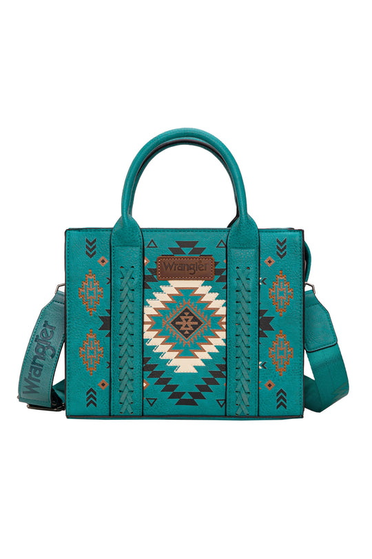 Wrangler - Talia Turquoise Aztec Crossbody Bag